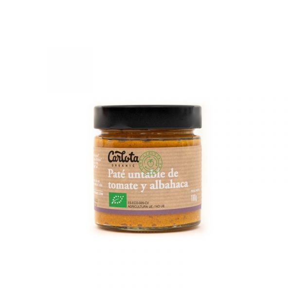Carlota Organic Patê de Tomate e Manjericão Bio 180g