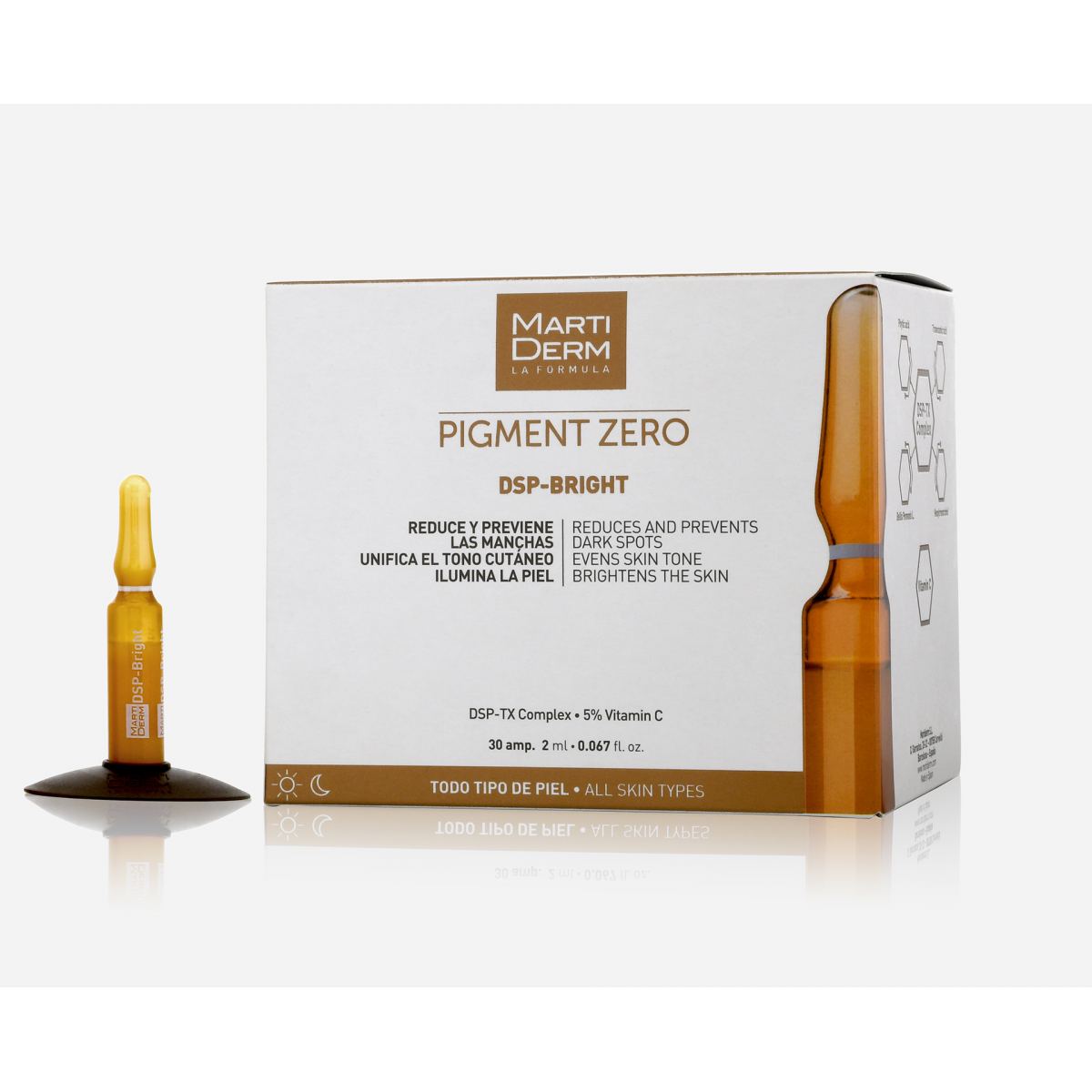 Martiderm Pigment Zero DSP-Bright 30 Ampolas