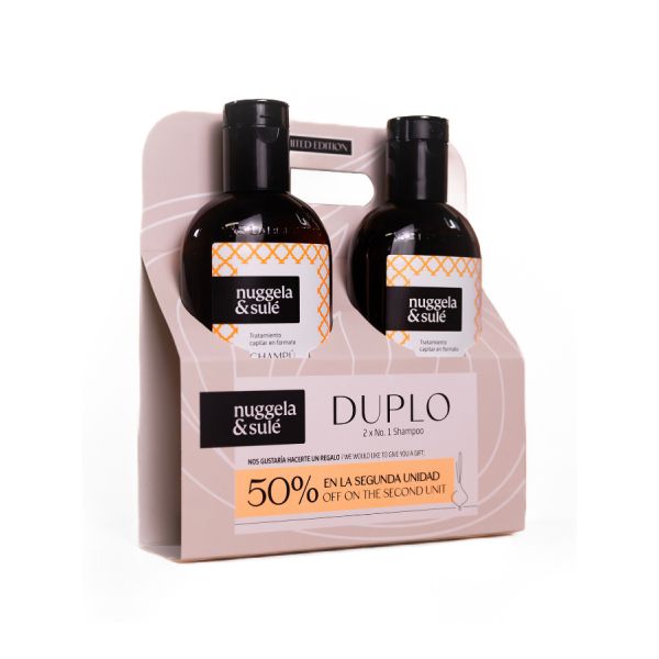 Nuggela & Sulé Nº1 Shampoo Força e Volume Cabelos Fracos e Finos 2x250ml