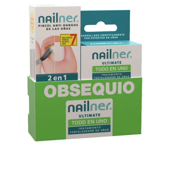 Nailner Pincel 2 em 1 Antifúngico + Tudo em Um para os Pés