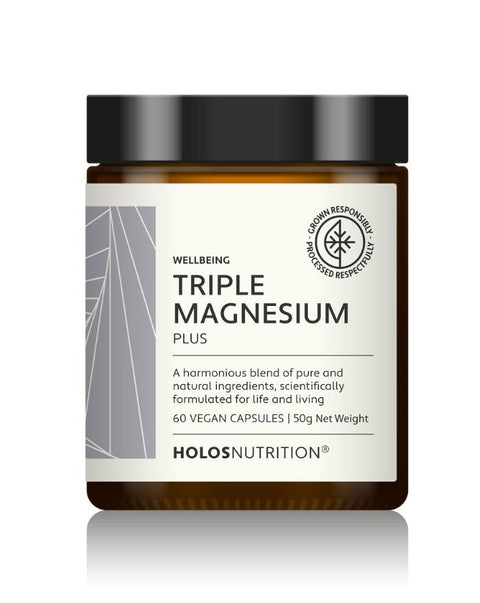 Triple Magnesium Plus - 60 Cápsulas - HolosNutrition