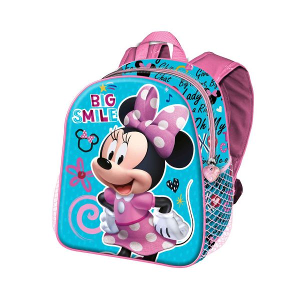 Karactermania Mochila Escolar Big Smile Azul Minnie
