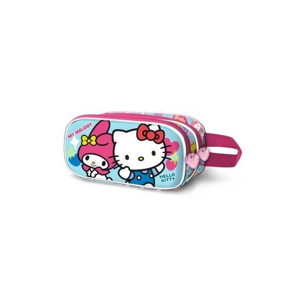 Karactermania Hello Kitty Friendship Estojo Duplo Azul