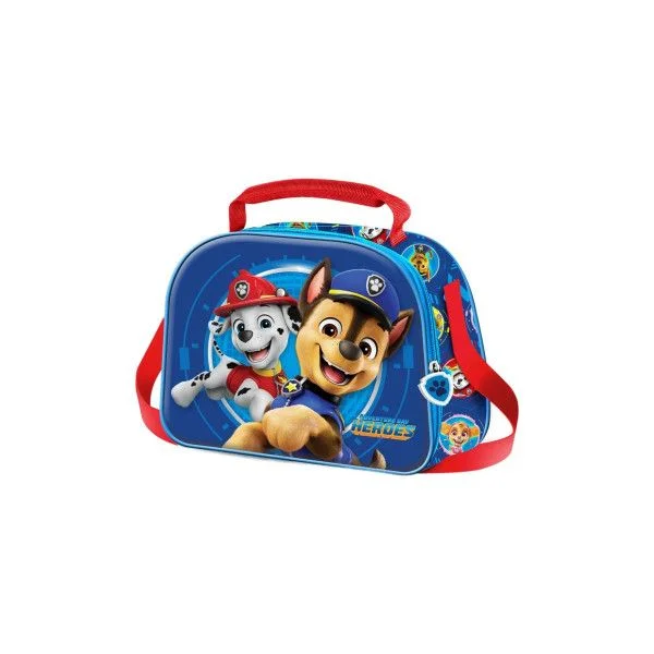 Karactermania Lancheira 3D Patrulha Pata Aventura Azul 20x26x10 cm