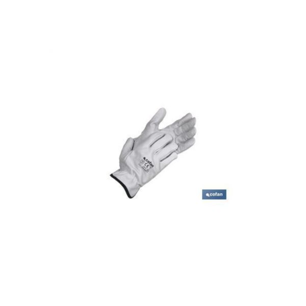 Cofan Luva de Couro Cinzenta T.: 8 - 11000091-8BL