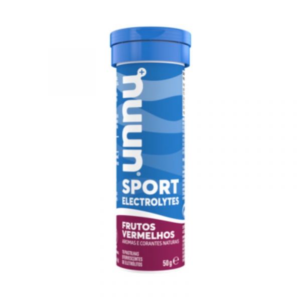 NUUN Sport Electrolytes Pastilhas Efervescentes Frutos Vermelhos 10 Unidades
