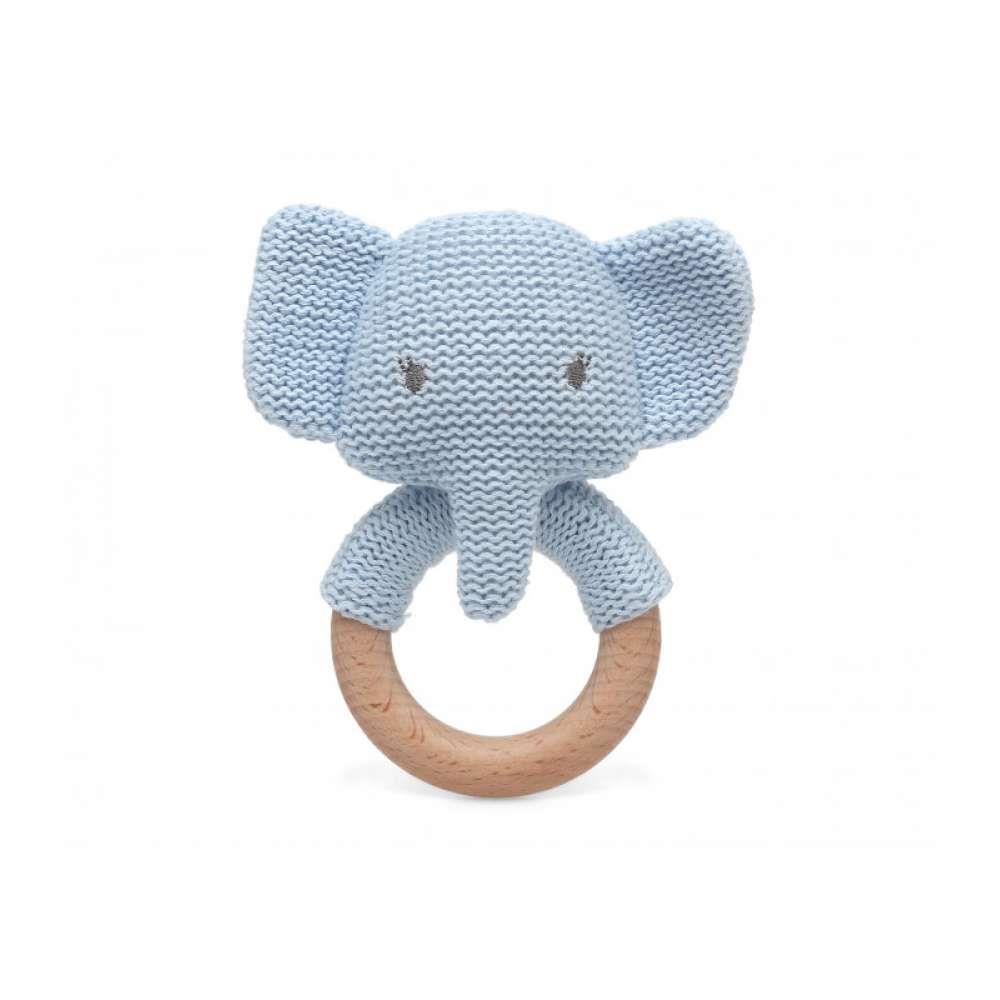 Cotton Friends Roca Elefante Azul 13cm