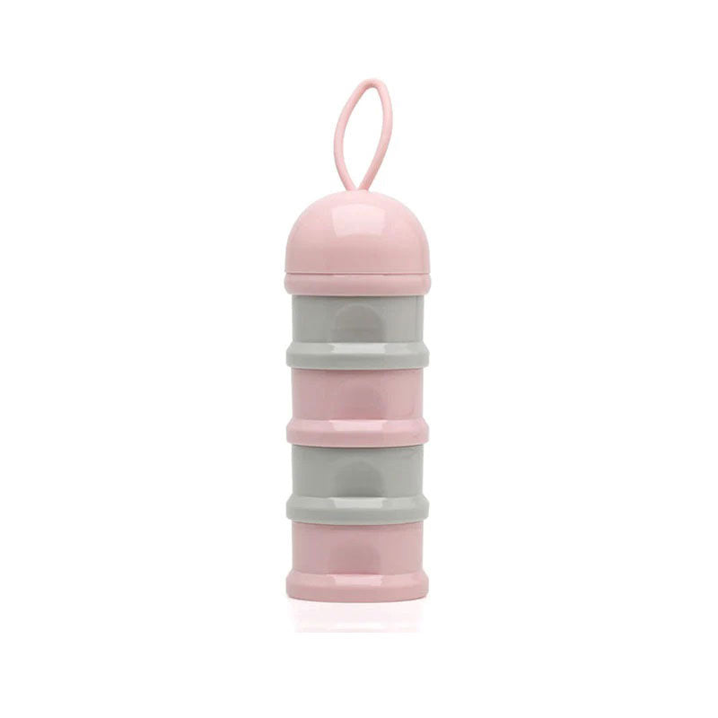 Kiokids Doseador Leite em Pó 4 Compartimentos Rosa