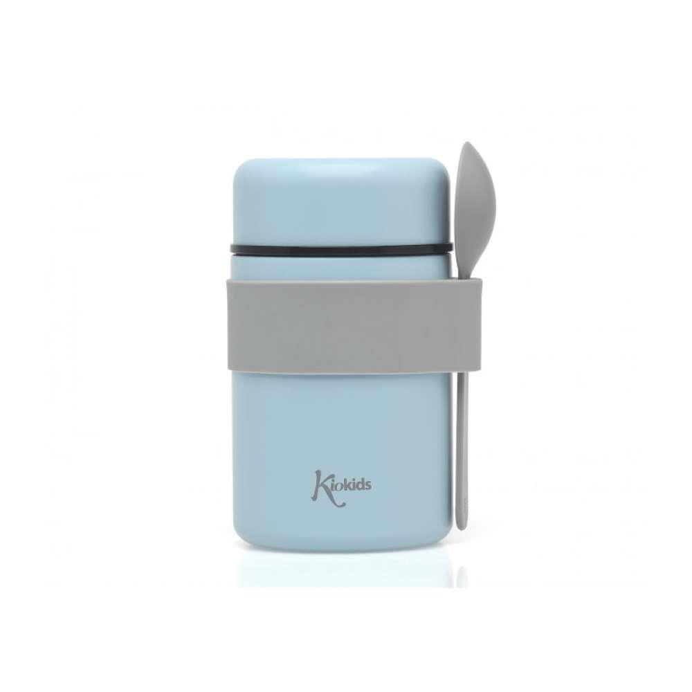Termo para Sólidos em Inox com Colher Kiokids Azul