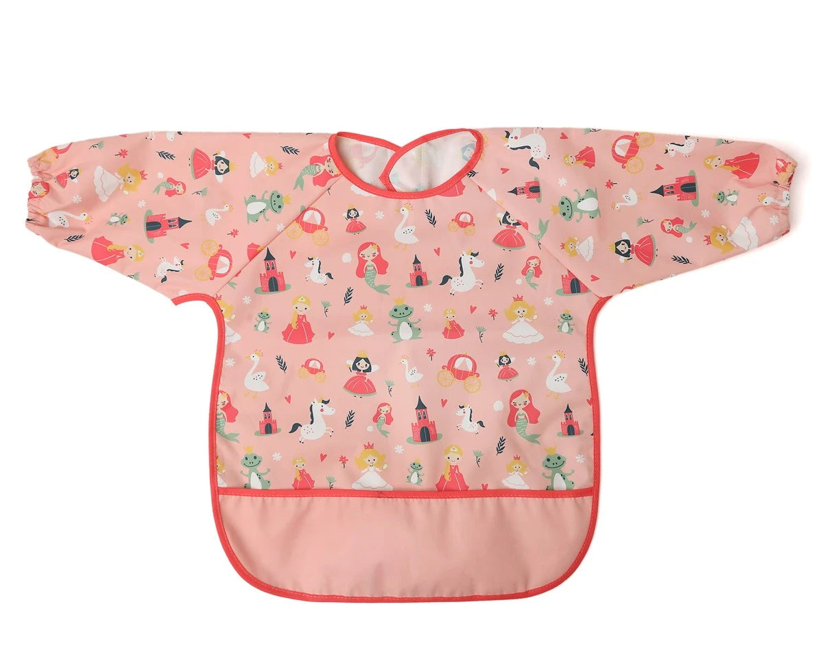 Kiokids Babete com Mangas Impermeável Rosa
