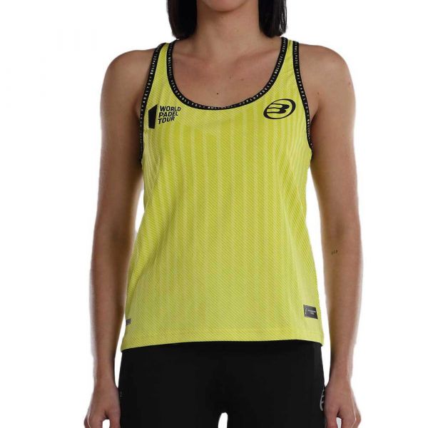 Bullpadel Lugar Sleeveless T-shirt Amarelo XL Mulher