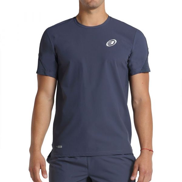 Bullpadel Niue Short Sleeve T-shirt Azul 2XL Homem