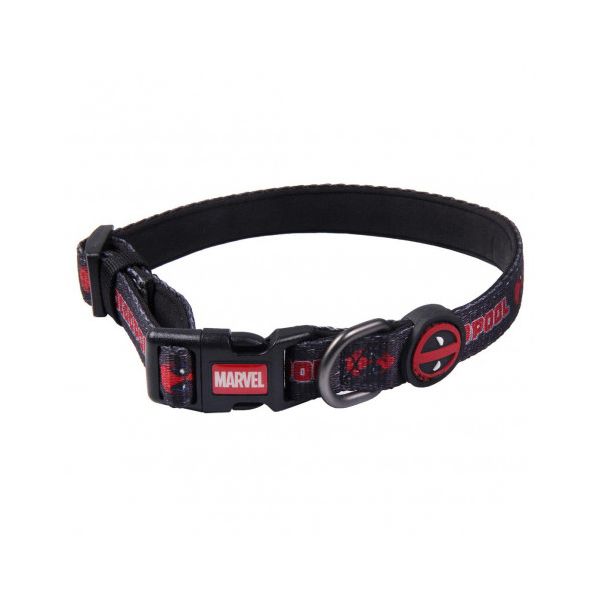 Disney & Warner Bros Coleira para Cão Deadpool Marvel M/L Preto
