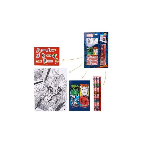 Cerdá Conjunto de Papelaria para Colorir Marvel Avengers