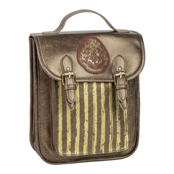 Cerdá Mochila Harry Potter Hogwarts Fivela Retro 22x7.5x22cm Preto/Castanho