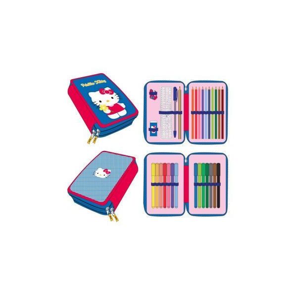Cerdá Estojo Duplo Hello Kitty Azul/Rosa