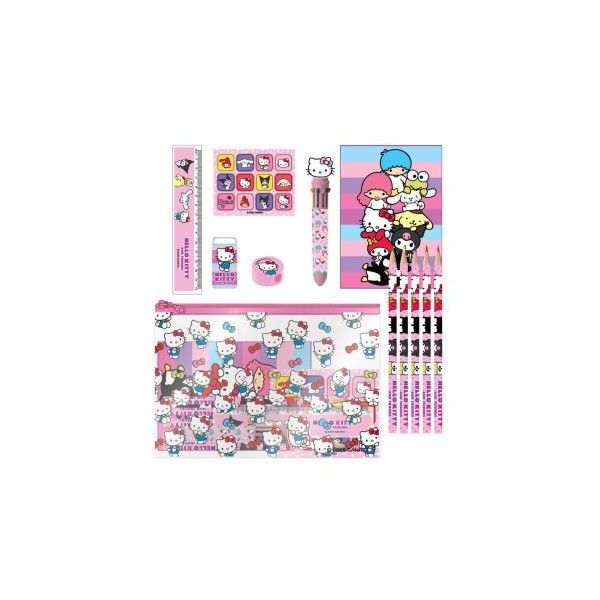 Cerdá Conjunto de Papelaria Hello Kitty Rosa