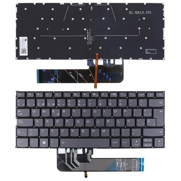 Teclado para Portatil Lenovo Yoga 530-14IKB 530-14ARR 730-13IKB 730-13IWL 730-15IKB 730-15IWL (espanhol ) - TEC0639