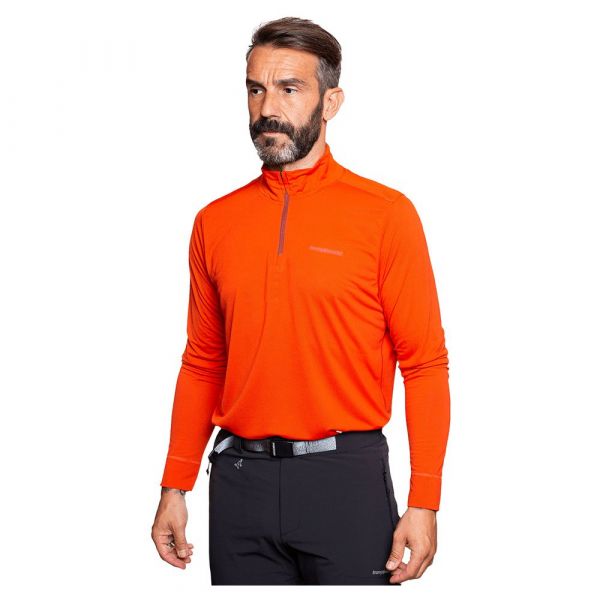 Trangoworld Pullover Lojsta Half Zip Sweatshirt Laranja S Homem