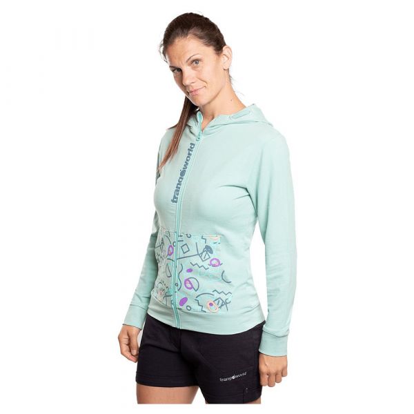 Trangoworld Rozes Hoodie Verde S Mulher