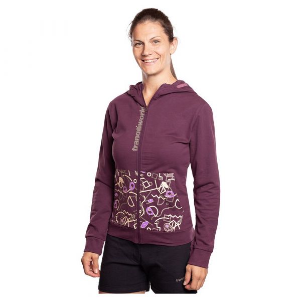 Trangoworld Rozes Hoodie Roxo M Mulher