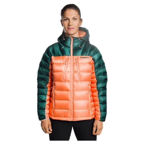 Trangoworld Queyras Dr Down Jacket Verde,Laranja L Mulher