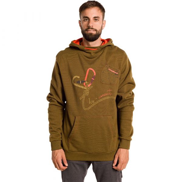 Trangoworld Disconnect Hoodie Verde S Homem