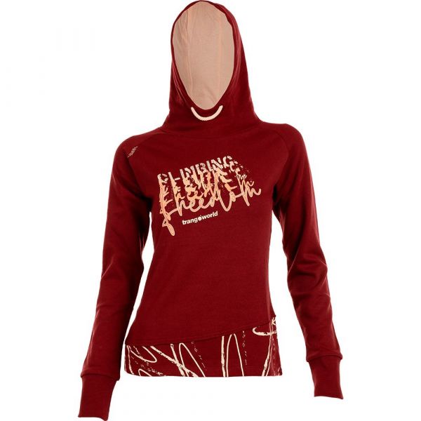 Trangoworld Rosendal Hoodie Vermelho XS Mulher