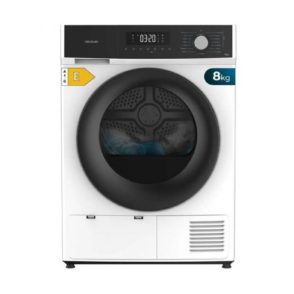 Máquina de Secar Roupa Cecotec Bolero Dresscode Dry 8330 8Kg Classe E