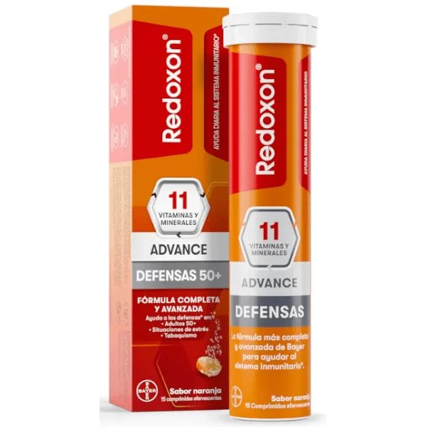 Bayer Redoxon Advance Vitamina C Laranja 15 Comprimidos Efervescentes