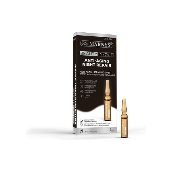 Marnys Reparo Noturno Antienvelhecimento 7 Frascos de 2ml