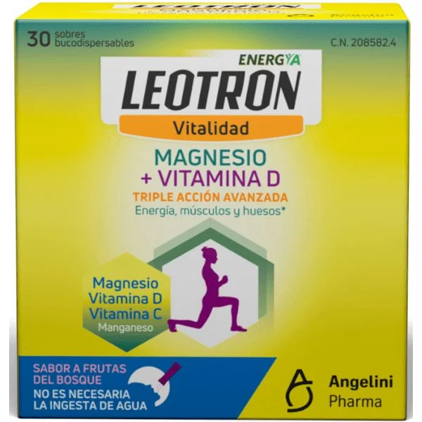 Leotron Magnésio + Vitamina C e D 30 Unidades