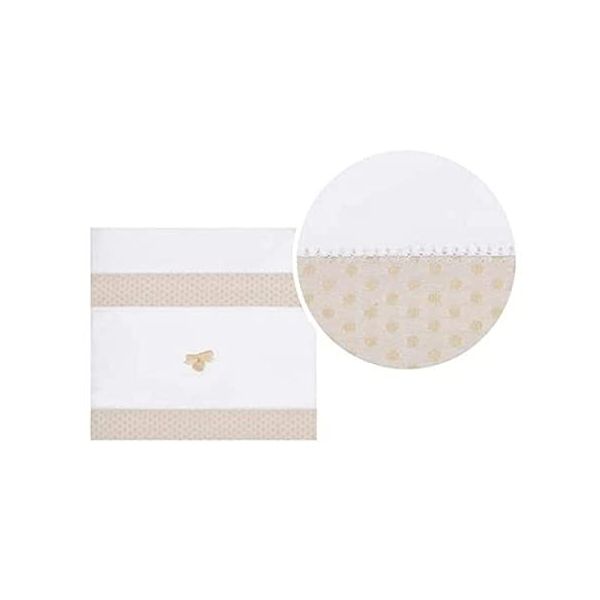 Bimbi Dreams Lençois Para Cama de 60X120 Venecia Bege