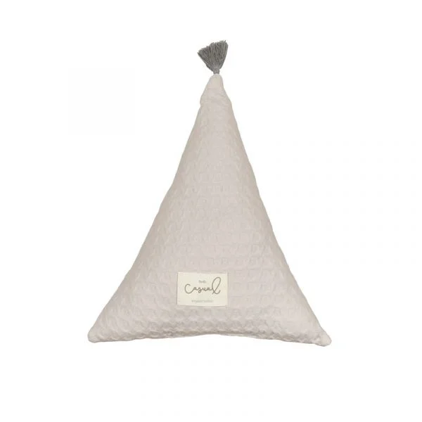 Bimbicasual - Almofada Crochet Triangular - Dream Lino - BCTRI50600