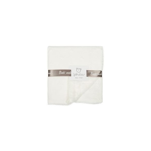 BimbiPirulos Manta Dupla Face New Stars 80x100 Branco