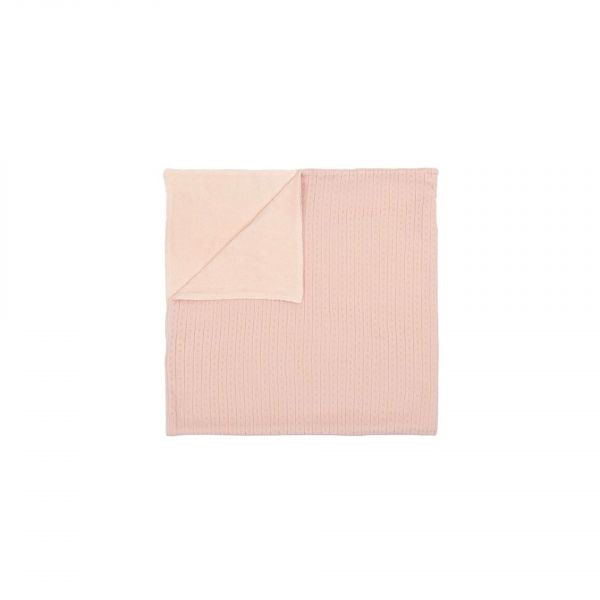 Pirulos Manta de Algodão Orgânico 75x75 Rosa
