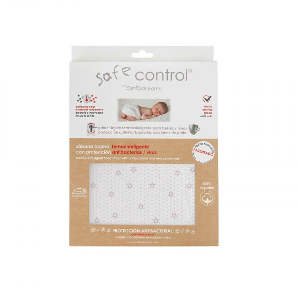 Bimbi Pirulos Protetor de Colchão 2 em 1 Termocontrol Gris 80x40