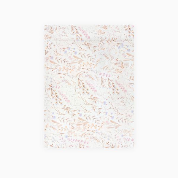 Pirulos Musselina 120x120cm Niza Branco/lila