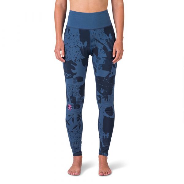 Rafiki Ceillac Ctn Leggings Azul 34 Mulher