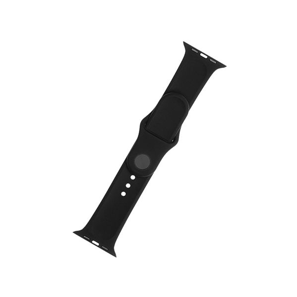 Fixed Bracelete de Silicone Apple Watch 38/40/41mm, preto