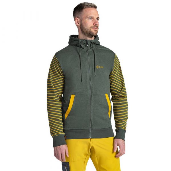 Kilpi Seara Full Zip Sweatshirt Verde S Homem