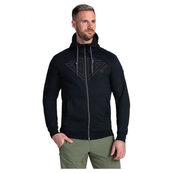 Kilpi Adelan Full Zip Sweatshirt Preto S Homem