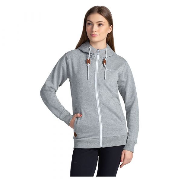 Kilpi Bery Full Zip Sweatshirt Cinzento 36 Mulher