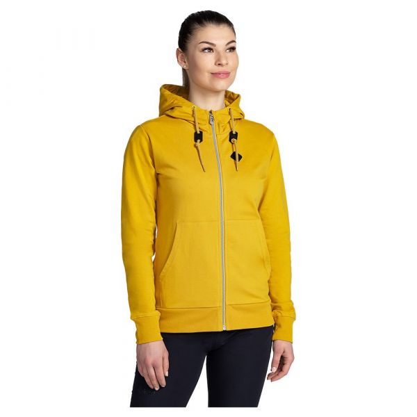 Kilpi Tarali Full Zip Sweatshirt Amarelo 46 Mulher