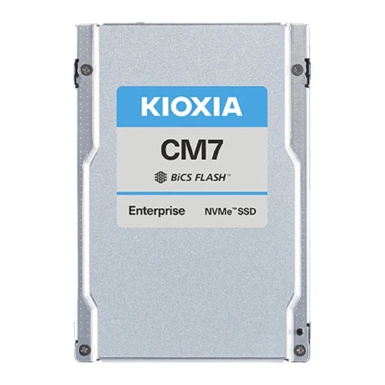 KIOXIA CM7-R Series KCMYXRUG7T68 SSD Empresarial, Leitura Intensiva ,7680 GB interna 2.5" PCI Express 5.0 (NVMe)