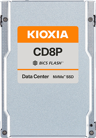 KIOXIA CD8P-R Series KCD8XPUG3T84 SSD Centro de Dados, Leitura Intensiva 3840 GB