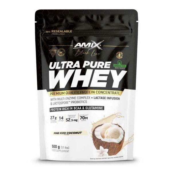 Amix Ultra Pure Whey Fine Iced Coconut 500g