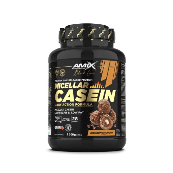 Amix Nutrition Protein Black Micellar Casein Bombom Crocante 1kg