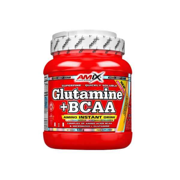Amix Glutamina + BCAA 530g Ananás