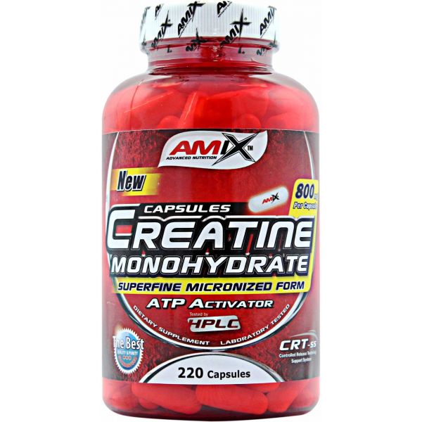 Amix Creatine Monohydrate 220 Cápsulas
